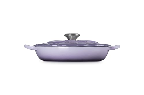 Le Creuset Enameled Cast Iron Signature Petal Braiser, 2.25 qt., Provence w/Stainless Steel Knob
