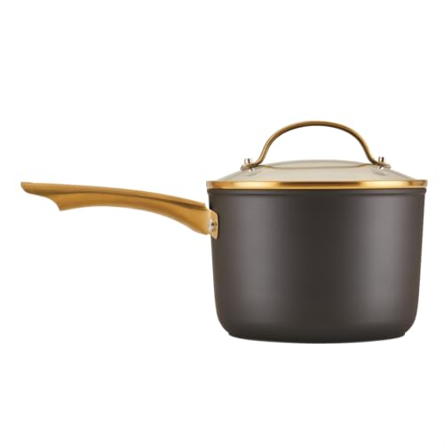 Farberware Forged Induction Ceramic Nonstick Cookware Set, 12-Piece, Black Pots & Pans