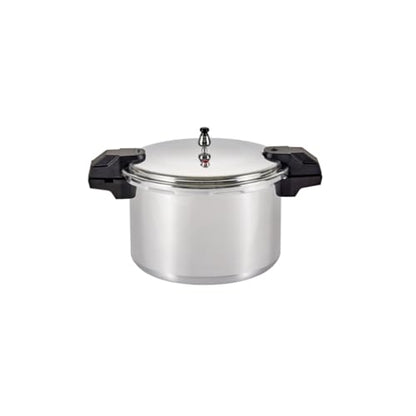 Mirro 7114000228 92116 Polished Aluminum 5 / 10 / 15-PSI Pressure Cooker / Canner Cookware, 16-Quart, Silver
