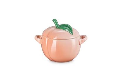 Le Creuset Stoneware Peach Mini Cocotte, 19 oz., Peche
