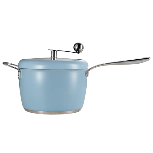 Tramontina Golden Pop 5.5-Qt Stainless Steel Popcorn Popper, Blue