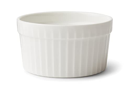 Fox Run Ramekin, White Stoneware, 4 Ounce