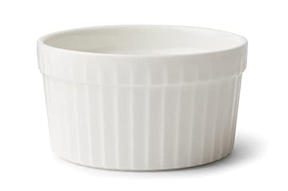 Fox Run Ramekin, White Stoneware, 4 Ounce