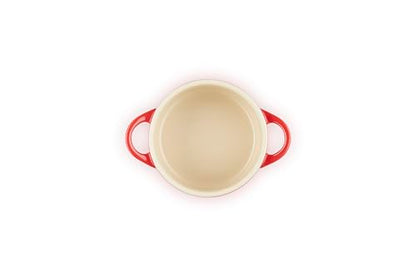 Le Creuset Stoneware Mini Round Cocotte, 8 oz., Cerise