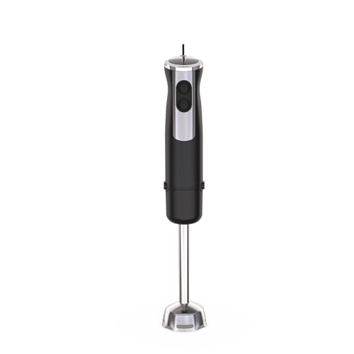 Immersion Blender Handheld for Kitchen, Hand Blender, 12 Speeds & Turbo Mode Electric Stick Hand Mixer for Baby Food, Smoothie, Puree, Soup, Sauces