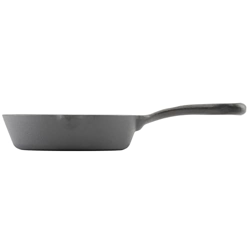 Winco Commercial-Grade Cast Iron Skillet with Handle, 6"