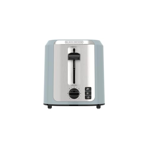 BLACK+DECKER 2-Slice Toaster with Extra-Wide Slots, Surf Spray
