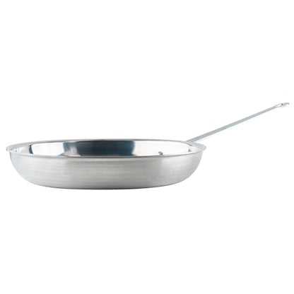 Winco Commercial-Grade Aluminium Fry Pan/Skillet, Mirror Finish, 14"