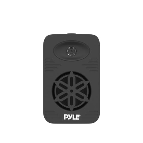 Pyle Indoor Outdoor Speakers Pair - 300 Watt Dual Waterproof 4” 2-Way Full Range Speaker System w/ 1/2” High Compliance Polymer Tweeter - in-Home, Boat, Marine, Deck, Patio, Poolside - PDWR45BK
