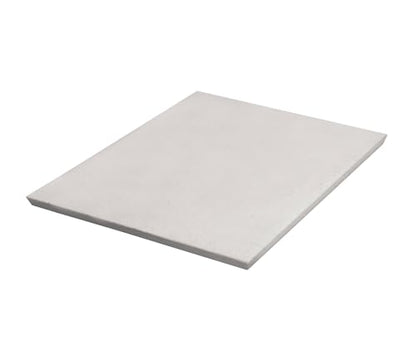 FibraMent-D Premium 3-Piece Pizza Stone Set – 17½" × 13⅞" × ¾" Rectangle Baking Stone with Peel & Rocker Cutter – Made in USA – Ranked Best Overall Pizza Stone for Even Heat & Crispy Crusts