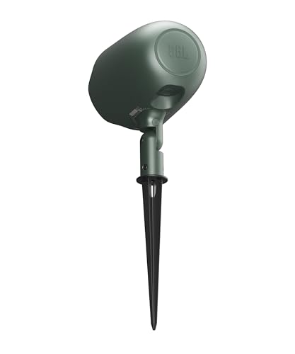 JBL Professional GSF3GN Waterproof, Ground-Stake Outdoor Landscape, Garden Speaker, 3" Coax, Green, 1 Pair of Speakers