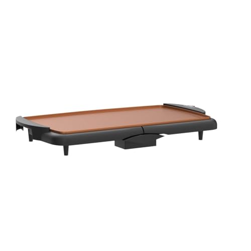 bella Electric 10.5"x20" Ceramic Non-Toxic, Titanium Griddle, Copper/Black