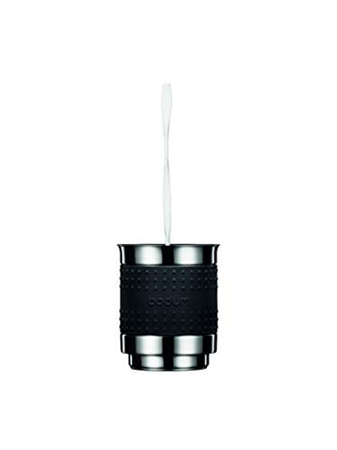 Bistro 13.5oz Bistro Barista Electric Milk Frother, Automatic Temperature Control, Boil-Dry Protection, Black