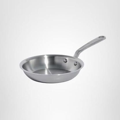 Made In Cookware | 8-Inch Stainless Steel Frying Pan | 5 Ply Stainless Clad | Professional Cookware | Crafted in Italy | Induction Compatible