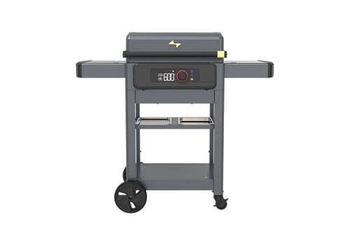 Current® Model G Griddle, Smart Electric Outdoor Flat Top BBQ Grill with 200°F to 600°F Range for Searing & Roasting, Digital Precision, Apartment-Friendly & Weather-Resistant, Slate