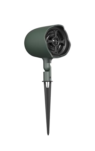 JBL Professional GSF3GN Waterproof, Ground-Stake Outdoor Landscape, Garden Speaker, 3" Coax, Green, 1 Pair of Speakers