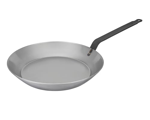 Matfer Bourgeat Black Carbon Steel Frying Pan, 14 3/8"