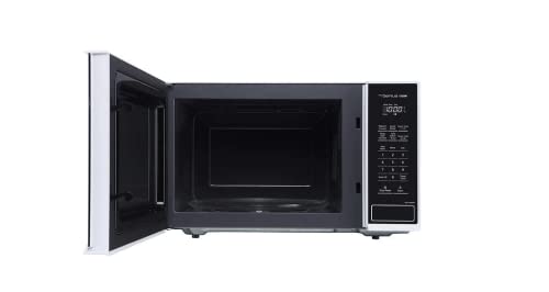 Panasonic NNSC64MW Mid-size 1.3 cubic ft. 1200W Inverter Technology Microwave Oven, Genius Sensor Cooking (Renewed)