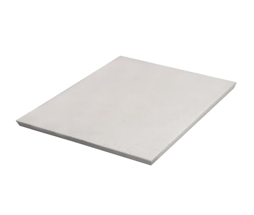 FibraMent-D Premium 17-1/2" x 13-7/8" x 3/4" Rectangle Pizza Stone, Perfect for Home Ovens - Commercial Grade Delivering Superior Heat Retention and Even Cooking - Ranked 'BEST OVERALL PIZZA STONE'