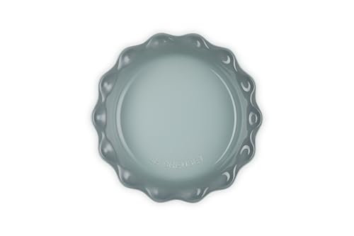 Le Creuset Stoneware Pie Dish, 9", Sea Salt