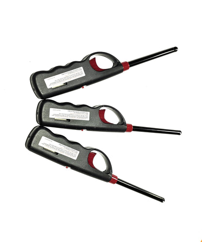3 Pack BBQ Grill Lighter Casings Refillable Butane Gas Candle Fireplace Kitchen Stove Long - CookCave