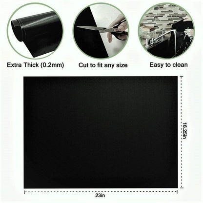 3 Pack Non-Stick Heavy Duty Oven Liners Set for Bottom of Electric Oven by Grill Magic - Thick, Heat Resistant Fiberglass Mat - Easy to Clean, Reduce Spills, Stuck Foods & Clean Up - BPA Free - CookCave