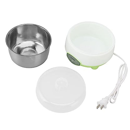 Cryfokt Yogurt Maker Machine, Energy Saving DIY Yogurt Maker Machine Stainless Steel Container Compact for Kitchen (US Plug 110V)
