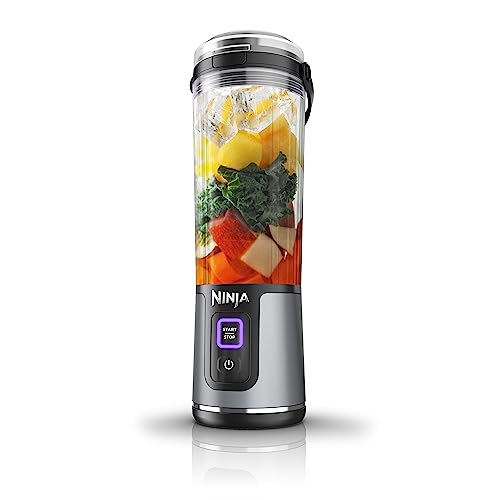 Ninja Blast Portable Blender | Cordless | 18-oz. Vessel | Personal Mixer for Shakes & Smoothies | BPA Free | Leakproof Lid & Sip Spout | USB-C Rechargeable | Dishwasher Safe Parts | Black | BC151BK