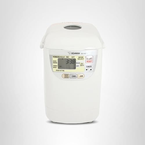 Zojirushi BB-HAC10 Home Bakery 1-Pound-Loaf Programmable Mini Breadmaker, White