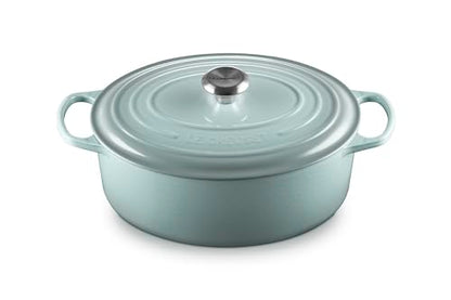 Le Creuset Enameled Cast Iron Signature, 9-Piece Cookware Set, Sea Salt