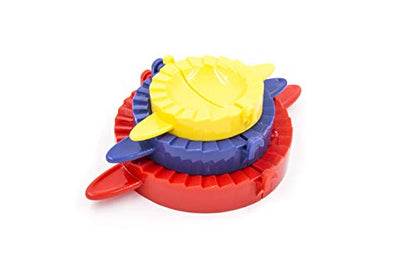 BTaT- Dough Press Set, 3 Pack, Dumpling, Empanada, Pastry and Turnover Press, Hand Pie Maker, Meat Pie Cutter