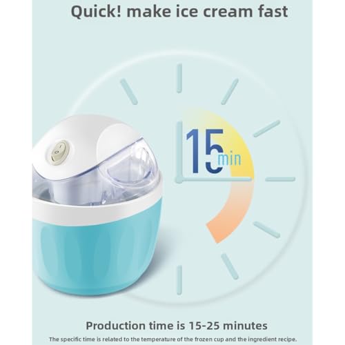 Small Home Mini Ice Cream Maker (Applicable to 110V-120V)，Pink