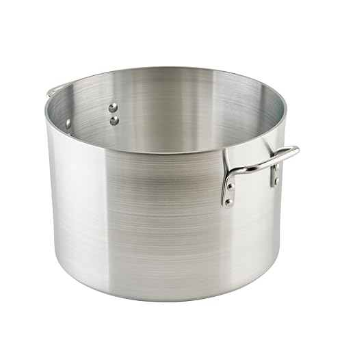 Winco Heavy-Duty Aluminum Sauce Pot, 4mm, 20 Quart