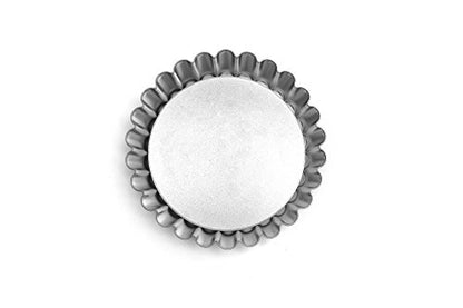 Fox Run Tartlet/Quiche Pan with Removable Bottom, Tin-Plated Steel, 4-Inch