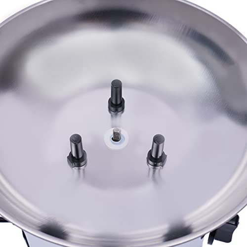 4 Tiers Chocolate Fondue Fountain Stainless Steel Electric Fondue Pot for Party Restaurant Wedding