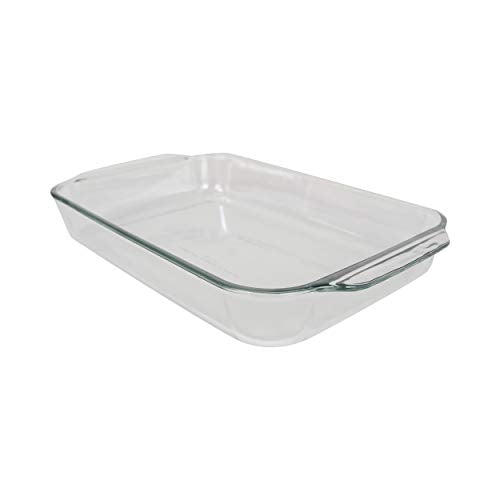 Pyrex 233 3qt Glass Baking Dish & 233-PC Blue Lagoon Lid - Made in USA