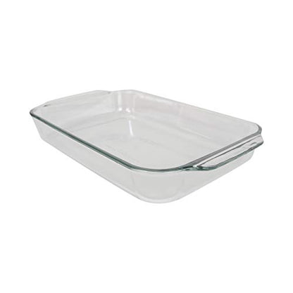 Pyrex 233 3qt Glass Baking Dish & 233-PC Blue Lagoon Lid - Made in USA