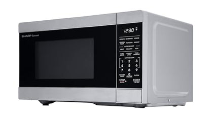 SHARP Countertop Microwave Oven with Removable 10.6" Carousel Turntable, 900 Watt, 0.9 Cubic Feet, Stainless Steel