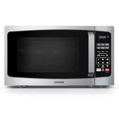 TOSHIBA Microwave Oven, 0.9 Cu.Ft, 900W, Stainless Steel