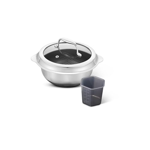 HexClad 2QT Hybrid Nonstick Rice Pot, Induction Ready