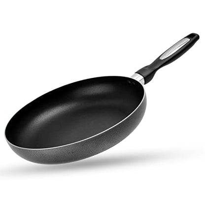 Alpine Cuisine Fry Pan 13-Inch Nonstick Coating Gray, Frying Pans Nonstick for Stove with Stay Cool & Comfortable Handle, Durable Nonstick Cookware, Ideal for Family