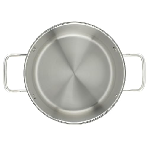 Winco Heavy-Duty Stainless Steel Stock Pot with Cover, 8 Quart