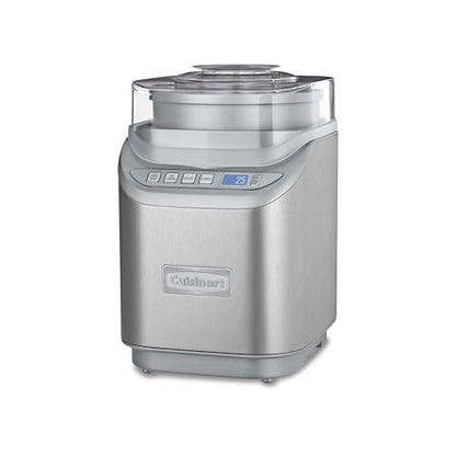 Cuisinart Ice Cream Maker Machine w/Countdown Timer, 2 qt, ICE-70P1