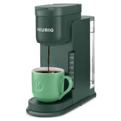 Keurig K-Express Single Serve K-Cup Pod Coffee Maker, 3 Brew Sizes, Strong Button Feature, 42oz Removable Reservoir, Evergreen