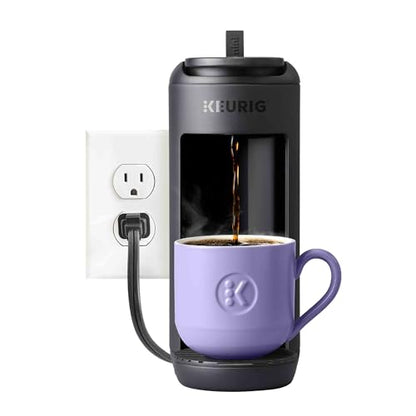 Keurig K-Mini Mate Single Serve K-Cup Pod Coffee Maker, Brews Up to 12 oz Cup, Compact Portable Coffee Machine for Small Spaces, Great for Dorms & Offices, Black