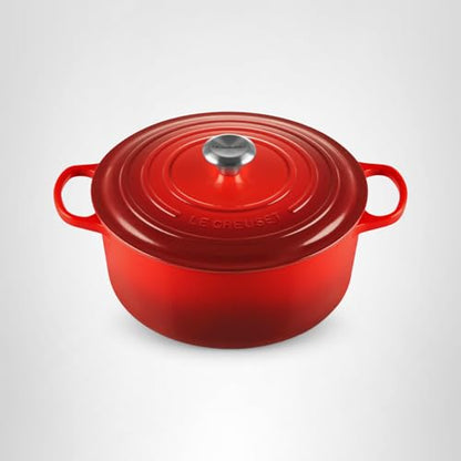 Le Creuset Enameled Cast Iron Signature Round Dutch Oven, 2 qt., Cerise