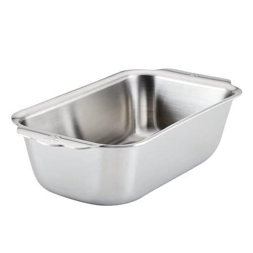 Hestan Provisions OvenBond – Tri-ply Clad Stainless Steel, 1-Pound Loaf Pan (9" x 5")