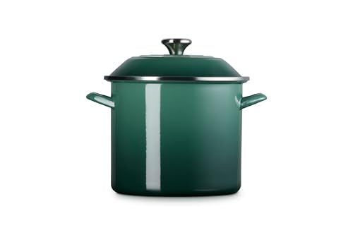 Le Creuset Enamel on Steel Traditional Stockpot, 10 qt., Artichaut with Stainless Steel Knob