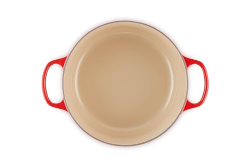 Le Creuset Enameled Cast Iron Signature Round Dutch Oven, 5.5 qt., Cerise