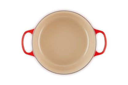 Le Creuset Enameled Cast Iron Signature Round Dutch Oven, 5.5 qt., Cerise